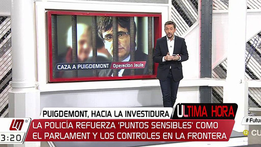El dispositivo para detener a Puigdemont si regresa