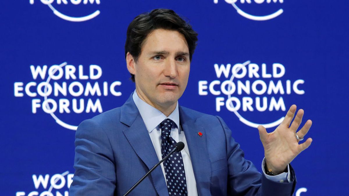 Justin Trudeau en Davos