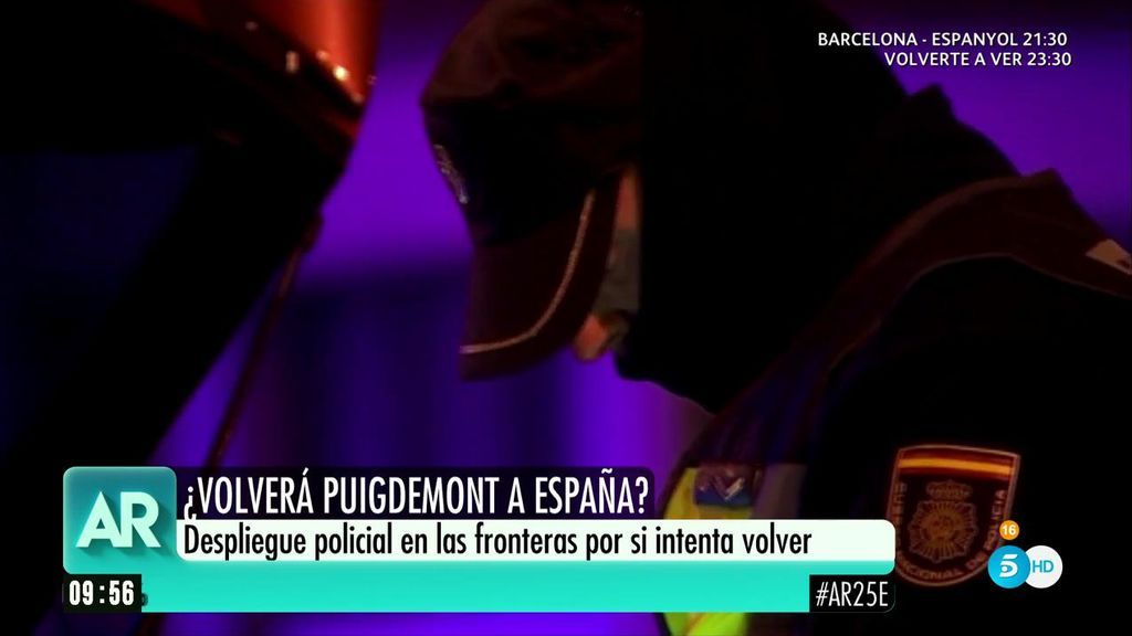 Se refuerzan los controles en las fronteras por si Puigdemont intenta volver para la investidura