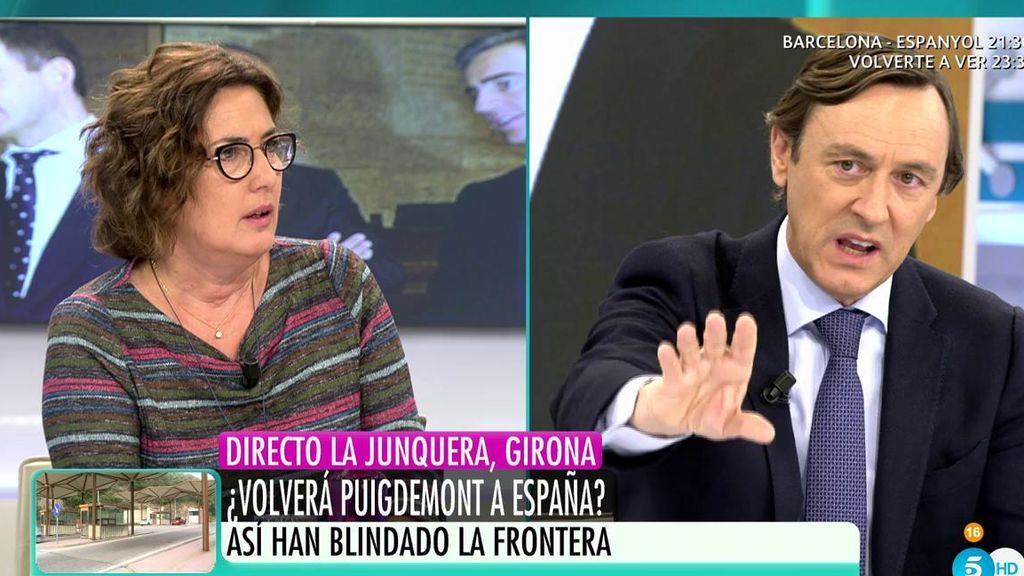 El encontronazo entre Rafa Hernando y Montse Domínguez: “Es inmoral lo que está diciendo"