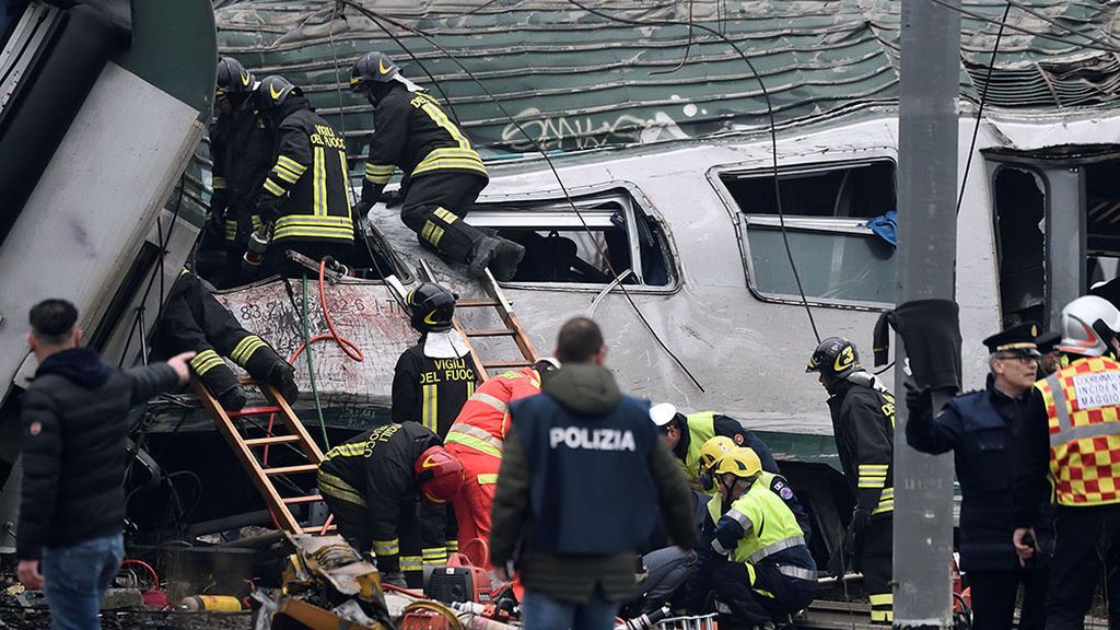 Accidente mortal de tren en Milán