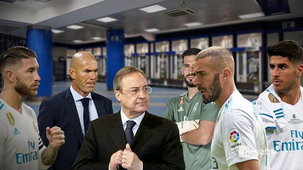 Florentino bajó al vestuario tras el batacazo: no hubo bronca pero sí toque de atención