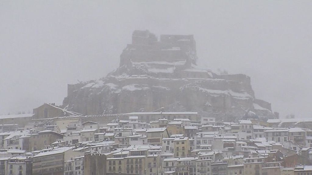 La bajada de temperaturas lleva la nieve a Jaén, Albacete o Castellón