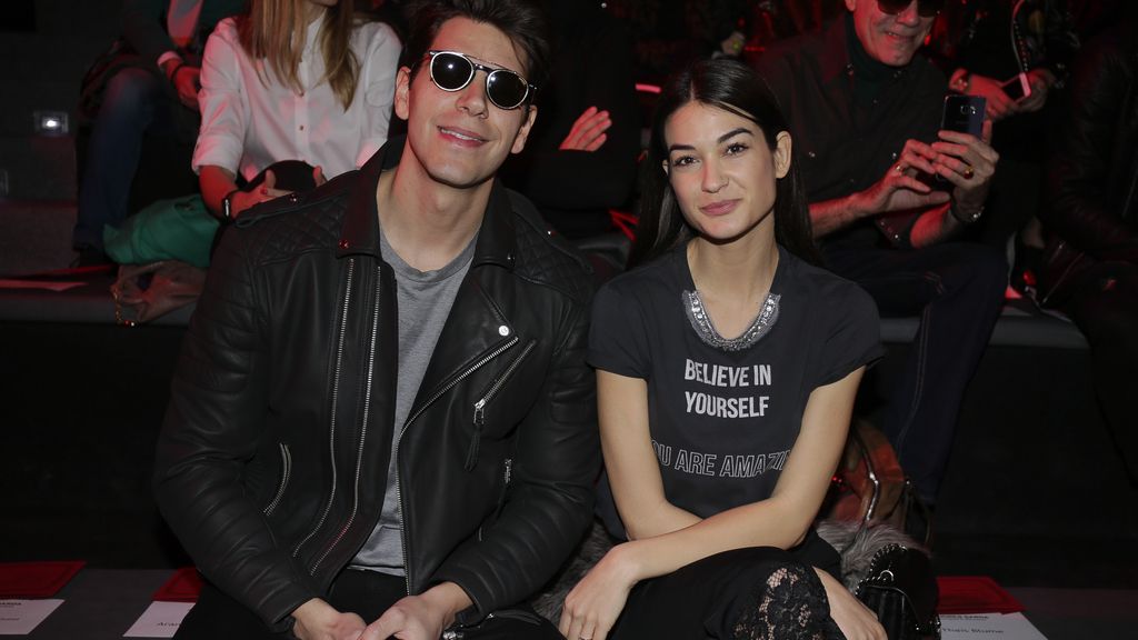 Diego Matamoros acudió junto a su novia Estela Grande