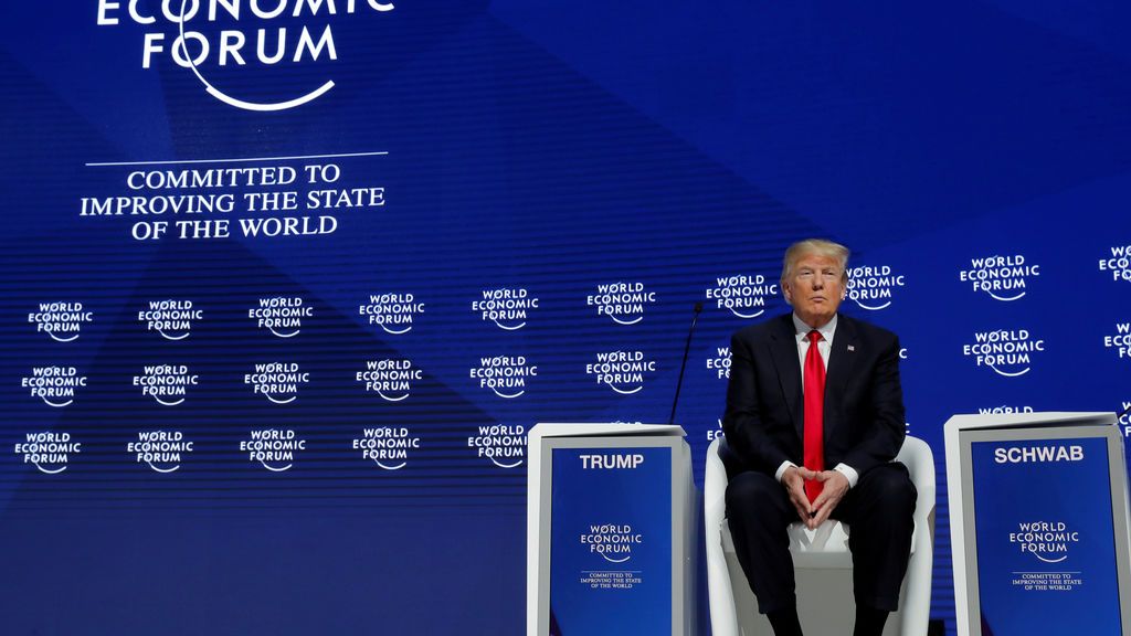Trump arremete contra la prensa en Davos: "Es falsa, mala y desagradable"