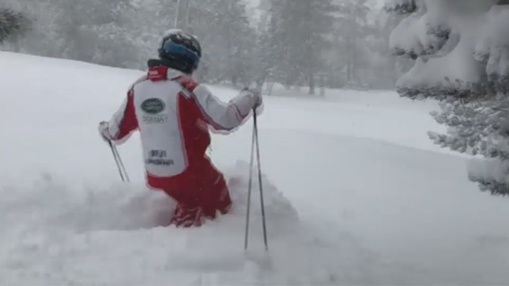 La dificultad de esquiar con 50 cm de nieve en la estación de esquí de Masella