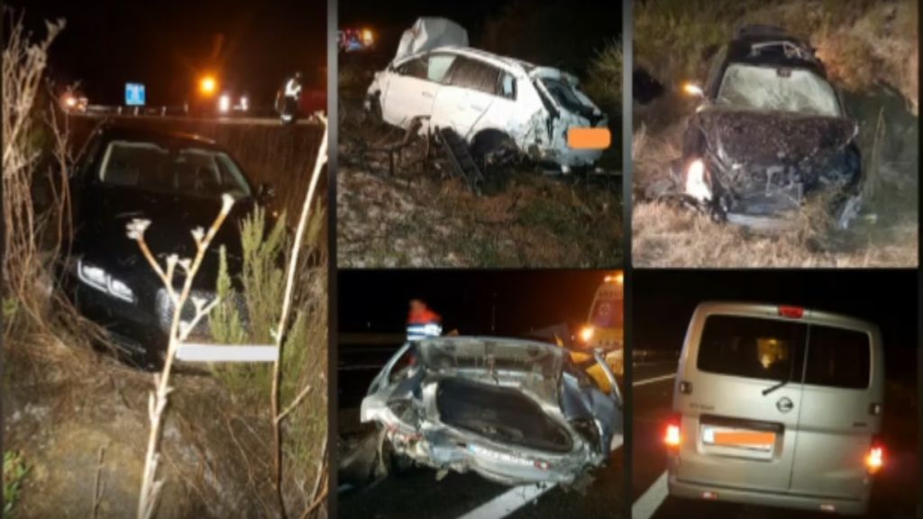 Tres muertos y cinco heridos en un accidente múltiple en Benissa, Alicante