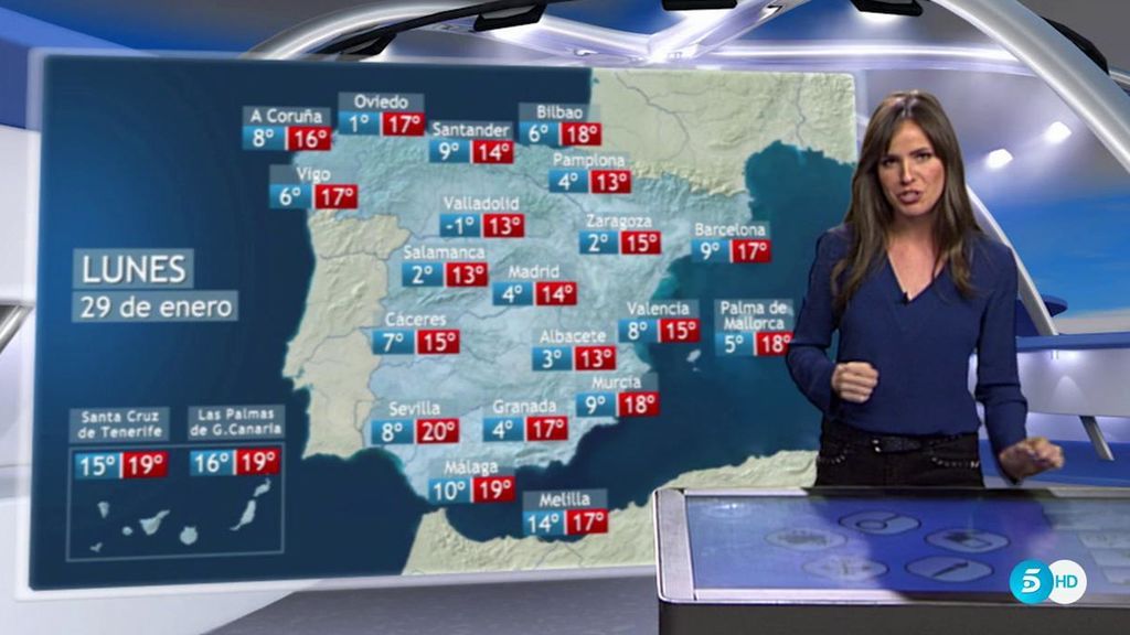 Las lluvias y las bajas temperaturas remiten, pero continúan las rachas de viento fuerte