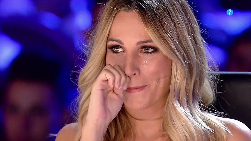 Edurne, hecha un mar de lágrimas, este viernes a las 22:00 horas en ‘Got Talent’