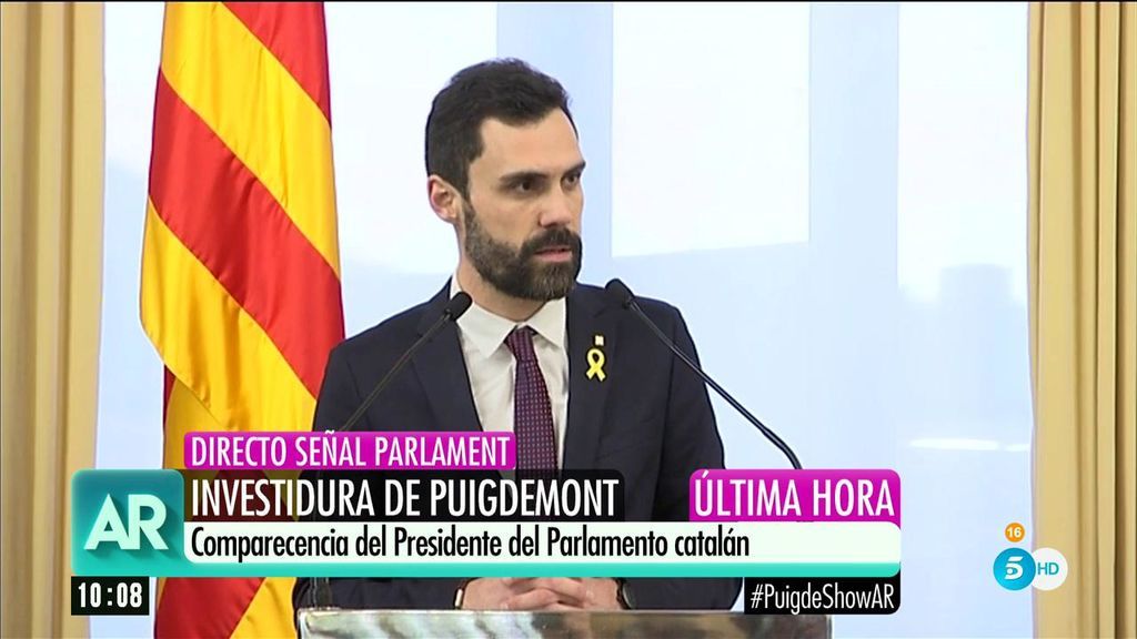 Torrent suspende el Pleno: "El Constitucional no decidirá quién va a ser el presidente de Cataluña”