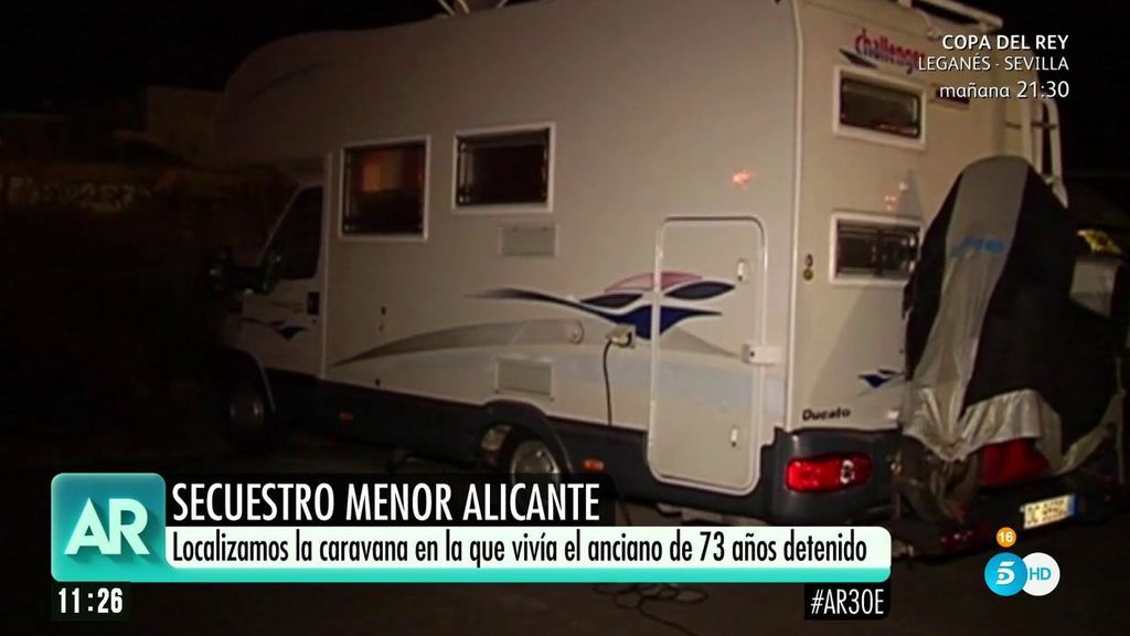 ‘AR’ localiza la caravana que utilizaba el hombre de 73 años para abusar de menores en Alicante