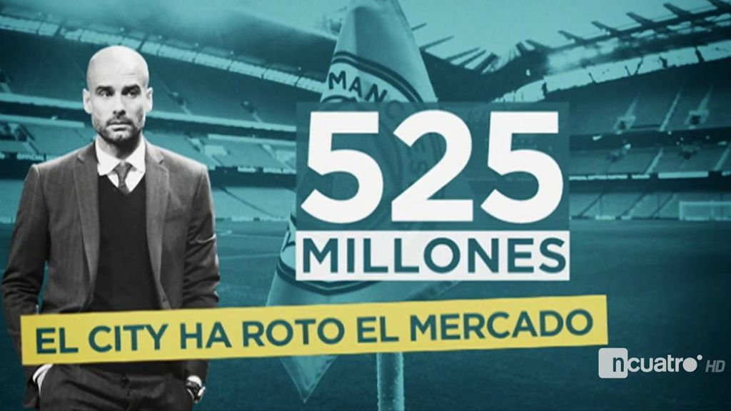 El City de Guardiola se ha gastado 100 millones más que el United de Mourinho