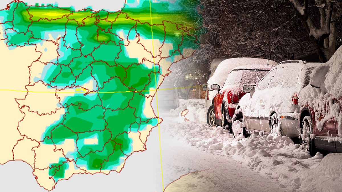 ¡La Península se tiñe de blanco! Nieve a 600 metros en el norte y a 1000 metros en el sur