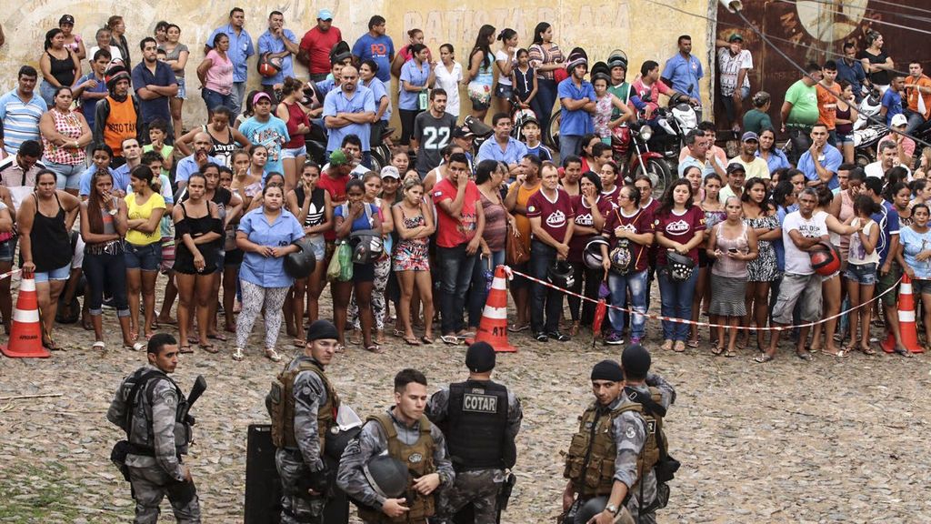 Motín en una cárcel en Brasil:  Una decena de muertos