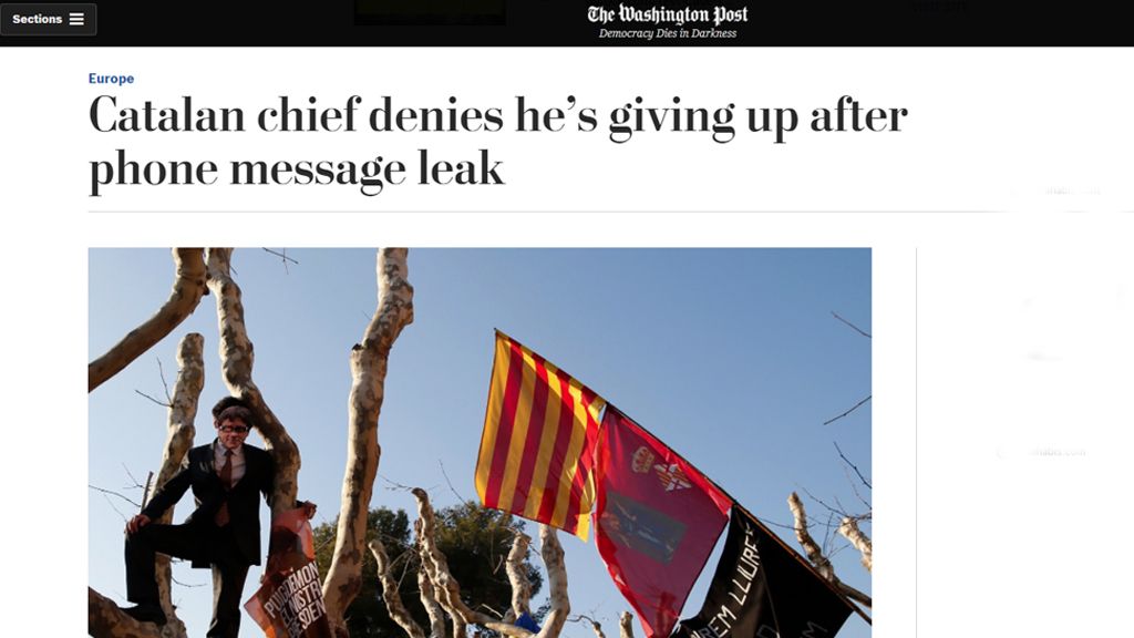 La exclusiva de 'AR' con los mensajes de Puigdemont, portada de los principales diarios