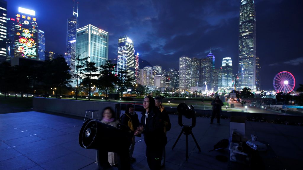 Imagen tomada desde Hong Kong (China)