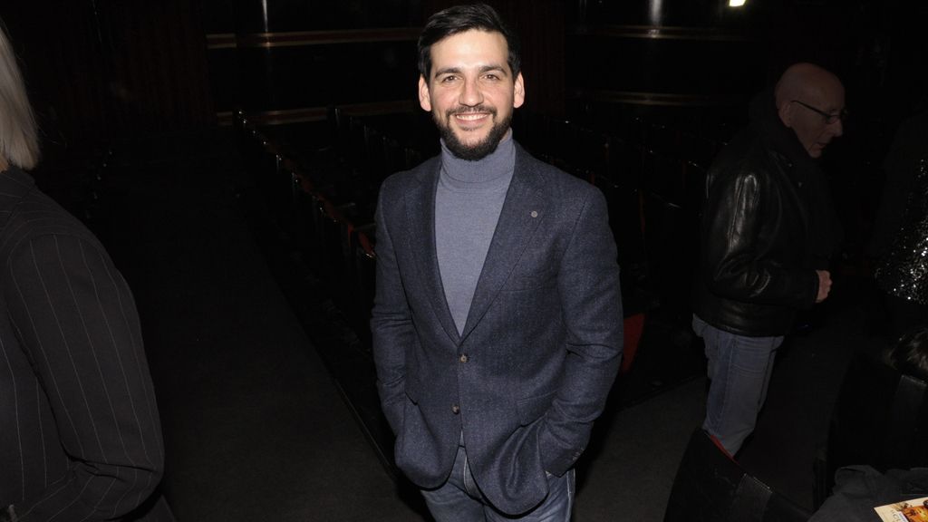 Fran Perea no quiso perderse el estreno de "El cuaderno de Sara"