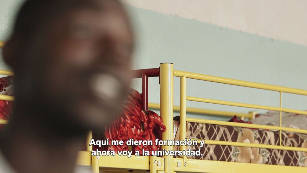 Amini, exniño soldado: "El Centro Don Bosco me ha dado formación y soy universitario"