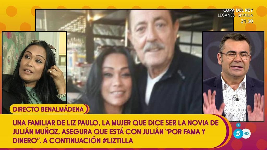 'Sálvame' desmonta el testimonio de Liz, la supuesta novia de Julián Muñoz