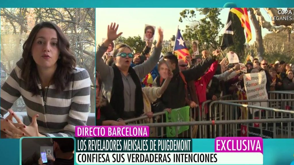 Inés Arrimadas: "No nos insultaron sólo a nosotros, también a los 1.100.000 personas que nos han votado"