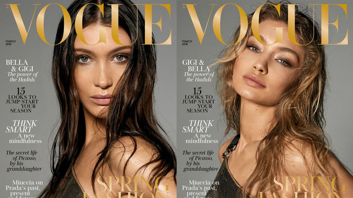 Una foto de las hermanas Hadid desnudas para Vogue desata la polémica