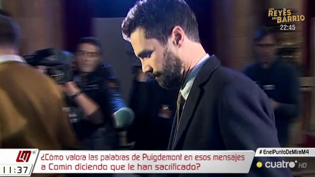 Los diputados del Parlamento de Cataluña evitan pronunciarse sobre los mensajes de Carles Puigdemont