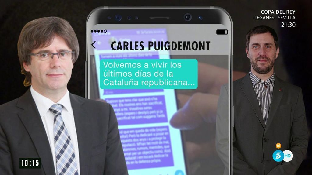 Los mensajes de Puigdemont a Comín continúan marcando la agenda política nacional