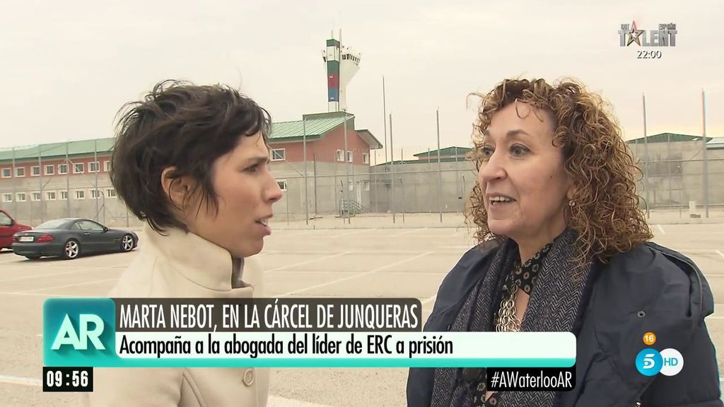 Marta Nebot acompaña a la abogada de Junqueras a la cárcel: “No me ha dicho nada de los mensajes”