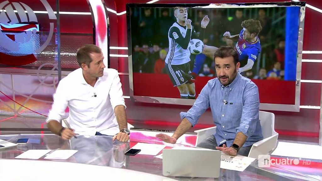 Las dos jugadas del Barça que indignan al Valencia tras el partido de ida de la Copa