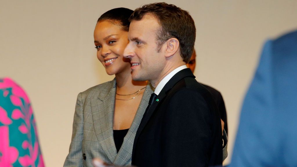 Rihanna y Macron, juntos por Senegal