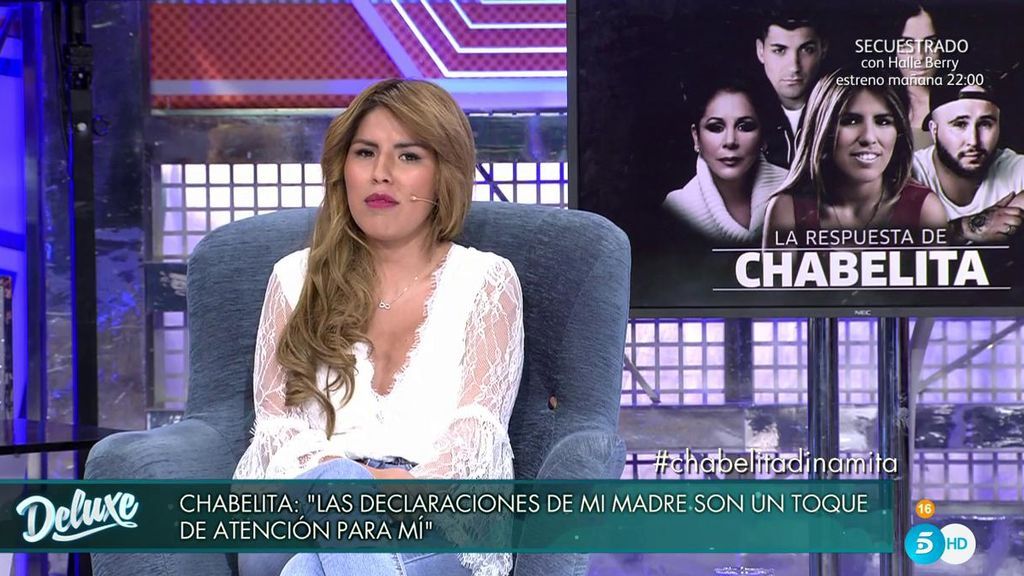 Chabelita descifra la entrevista de su madre: "Veo que me está tendiendo la mano, es un toque de atención"