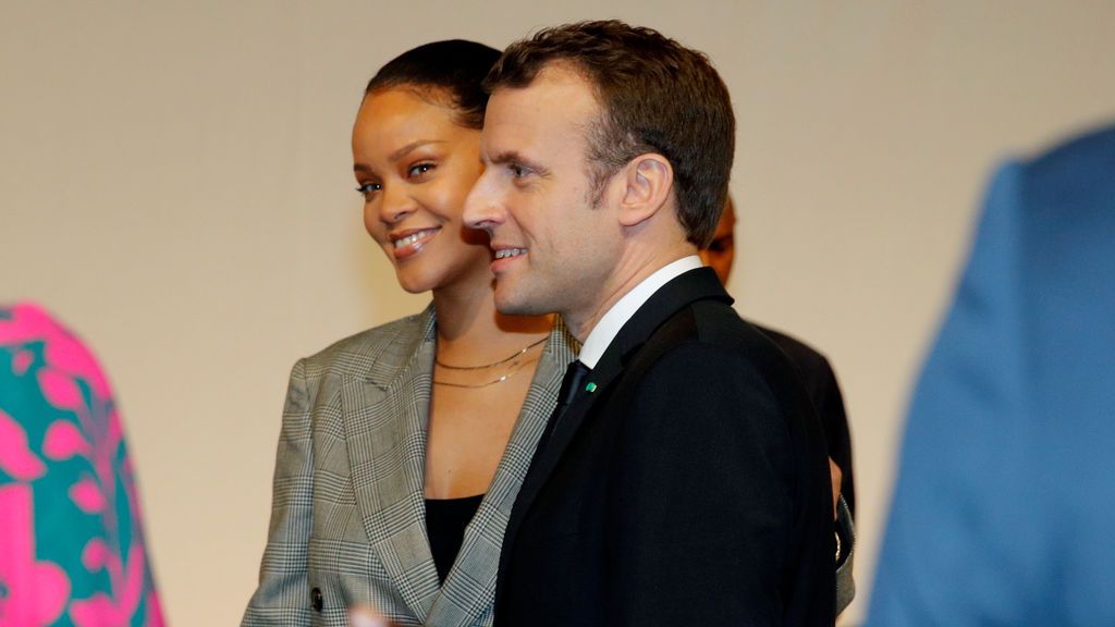 Rihanna y Macron, juntos por Senegal