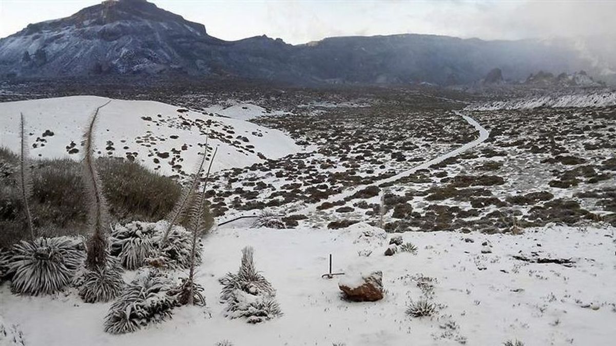 Rescatados seis turistas perdidos en la zona nevada de la cumbre de Gran Canaria