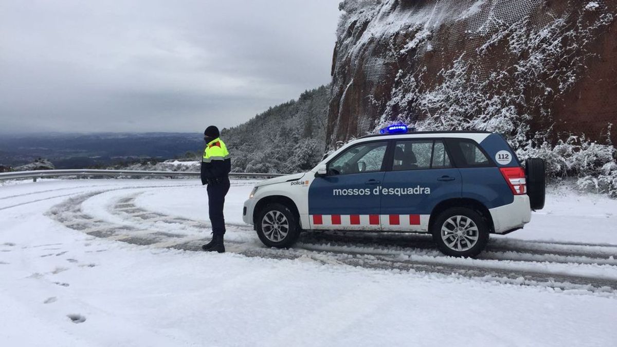 Protección Civil activa la alerta por incidencias viarias por la nieve en Cataluña