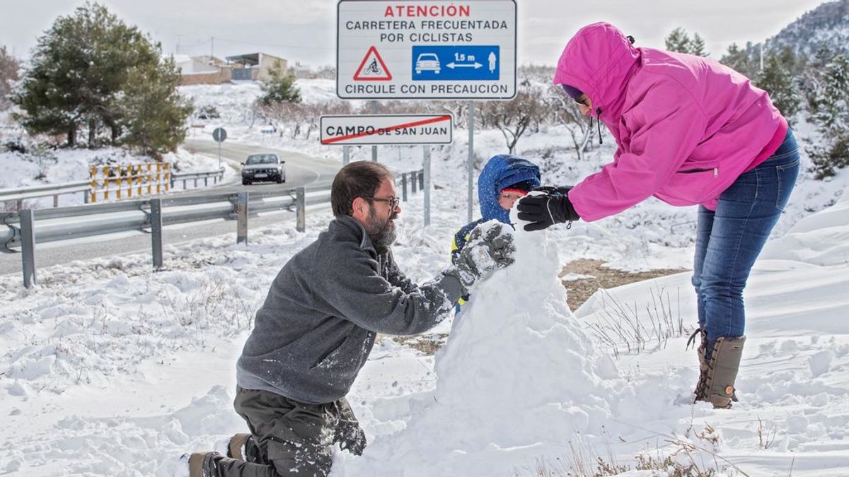 31 provincias en alerta por el fuerte temporal de frío y nieve que azota a España