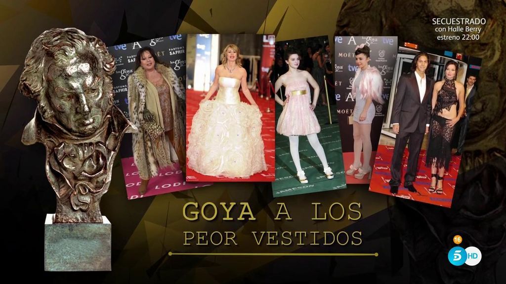 Massiel, Óscar Jaenada, Yolanda Ramos... ¡Los peor vestidos de Los Goya a lo largo de la historia!