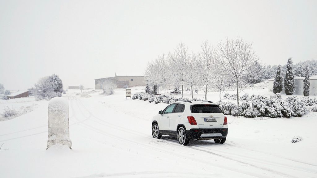 España, bajo un manto de nieve