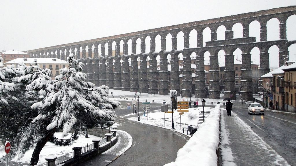 El interior peninsular también sufre el temporal: Se esperan 10 grados bajo cero