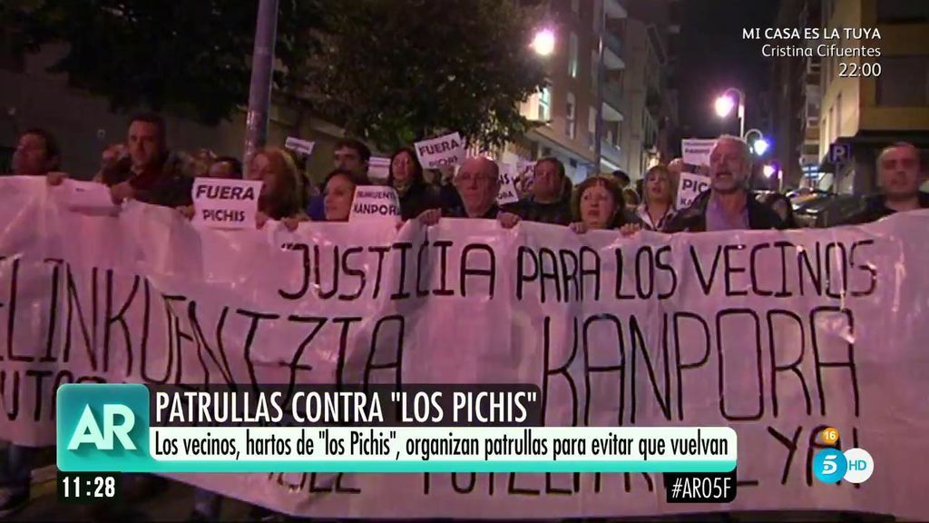 Los vecinos de Bilbao y Vitoria unen fuerzas con patrullas contra ‘los Pichis’