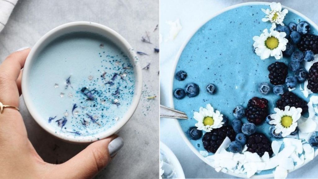Blue Majik: el alimento 'healthy' que tiñe tus comidas de azul pitufo