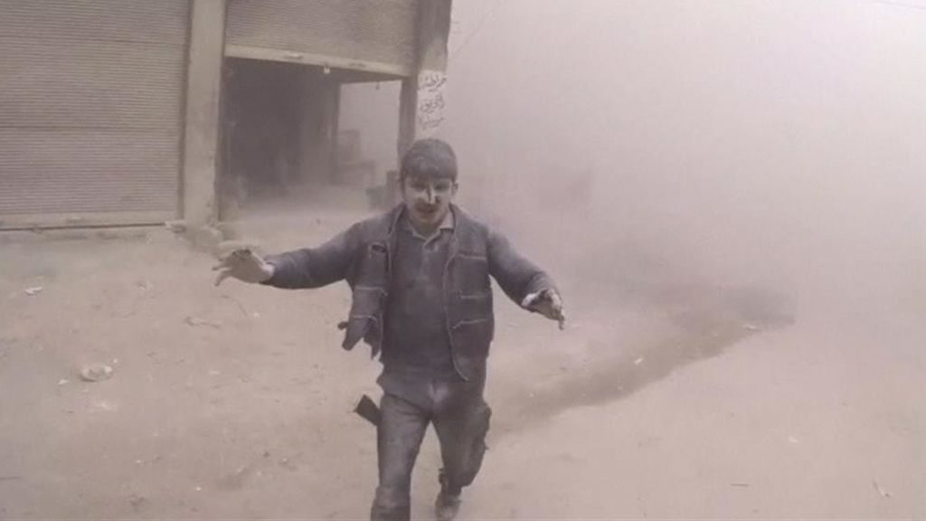 Un milagro entre los escombros del infierno  en Siria