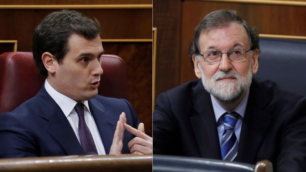 Tensión entre Rajoy y Rivera en la primera sesión de control al Gobierno de 2018