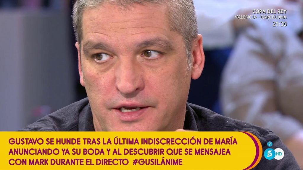 Gustavo González: "No existe la posibilidad de una boda con María"