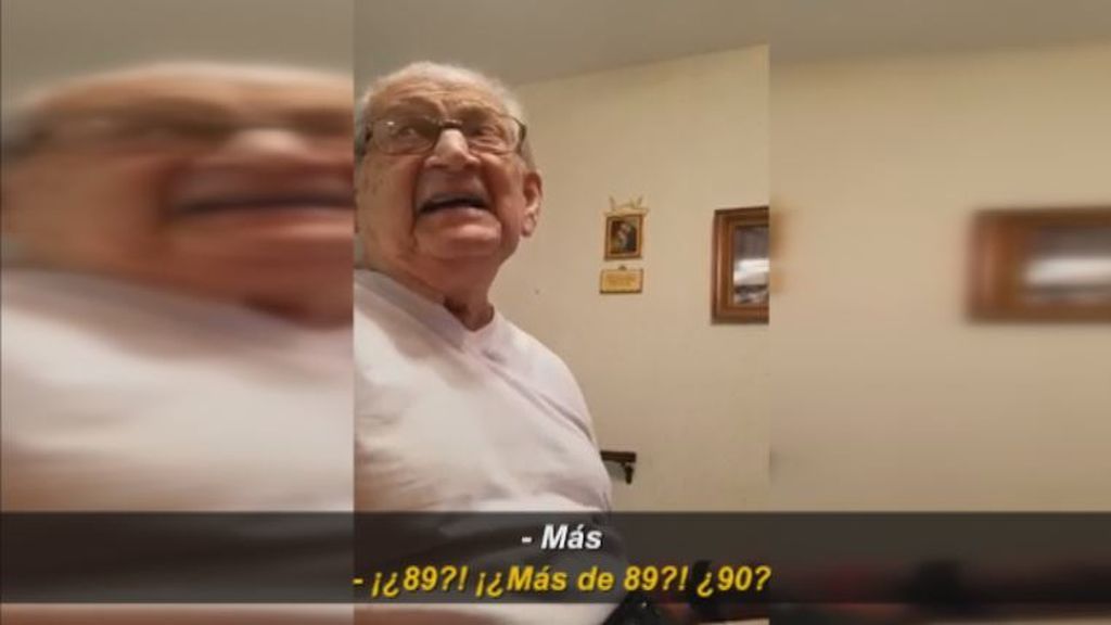 Un abuelo alucina al descubrir la edad que tiene