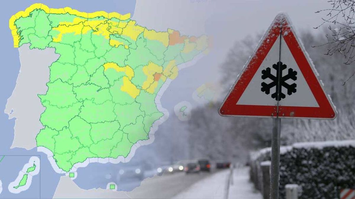 36 provincias, en aviso por frío y viento: la DGT mantiene cortadas 171 carreteras