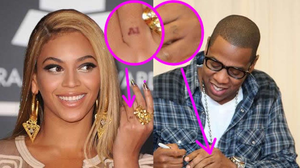 beyonce-jay-z-matching-finger-tattoos