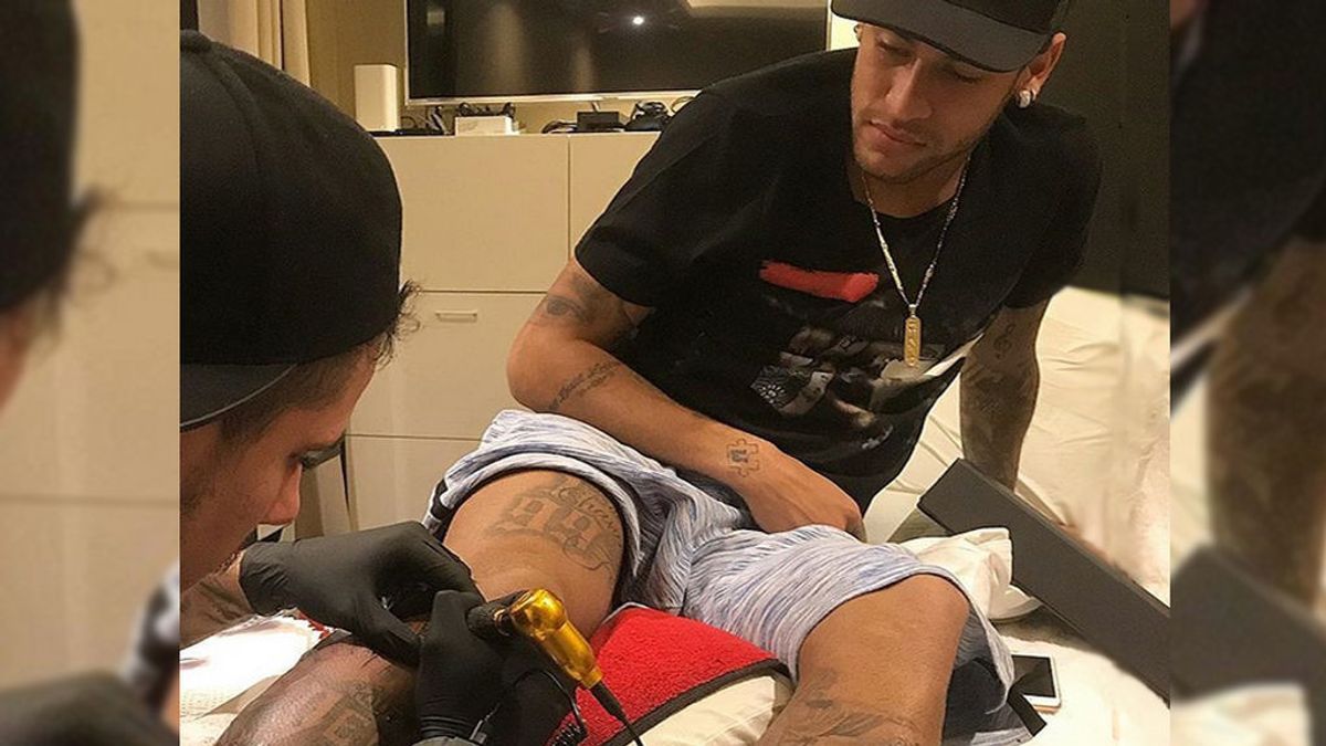 Neymar y su nuevo tatuaje sobre su etapa en el Barcelona