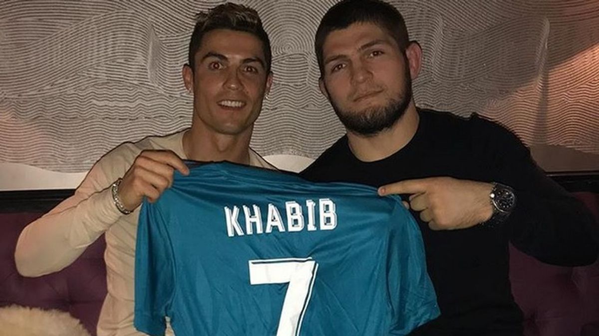 Cristiano Ronaldo recibe la visita de Khabib, la kriptonita del Connor McGregor