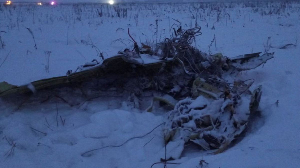 Accidente de avión en Moscú: el Gobierno ruso confirma la muerte de los 71 pasajeros