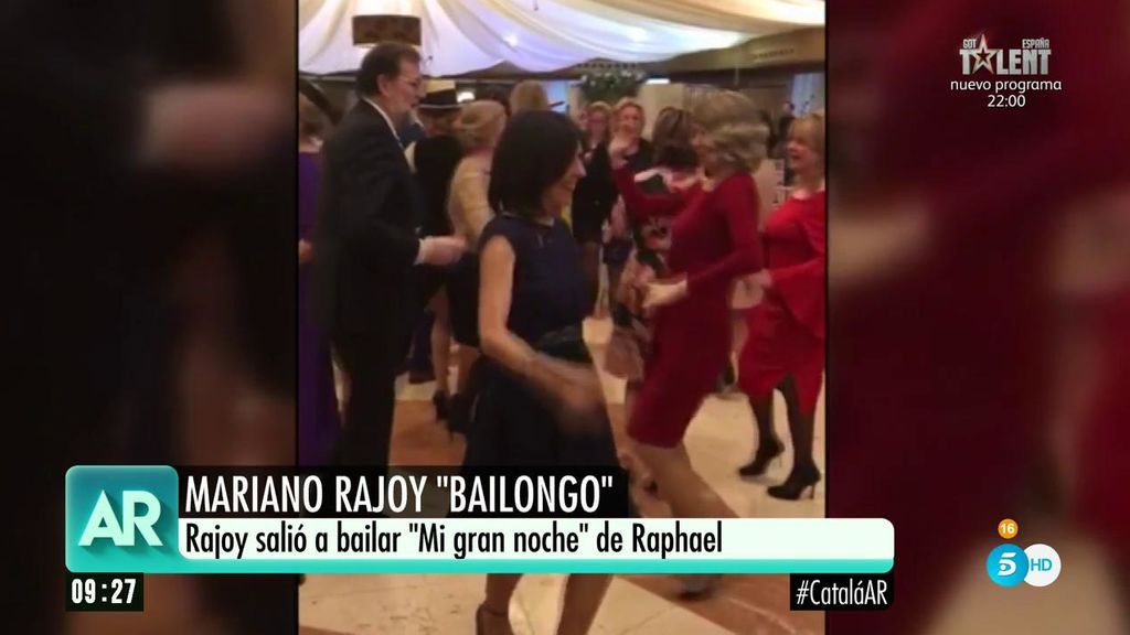 ‘La gran noche’ de Mariano Rajoy, a ritmo de Raphael